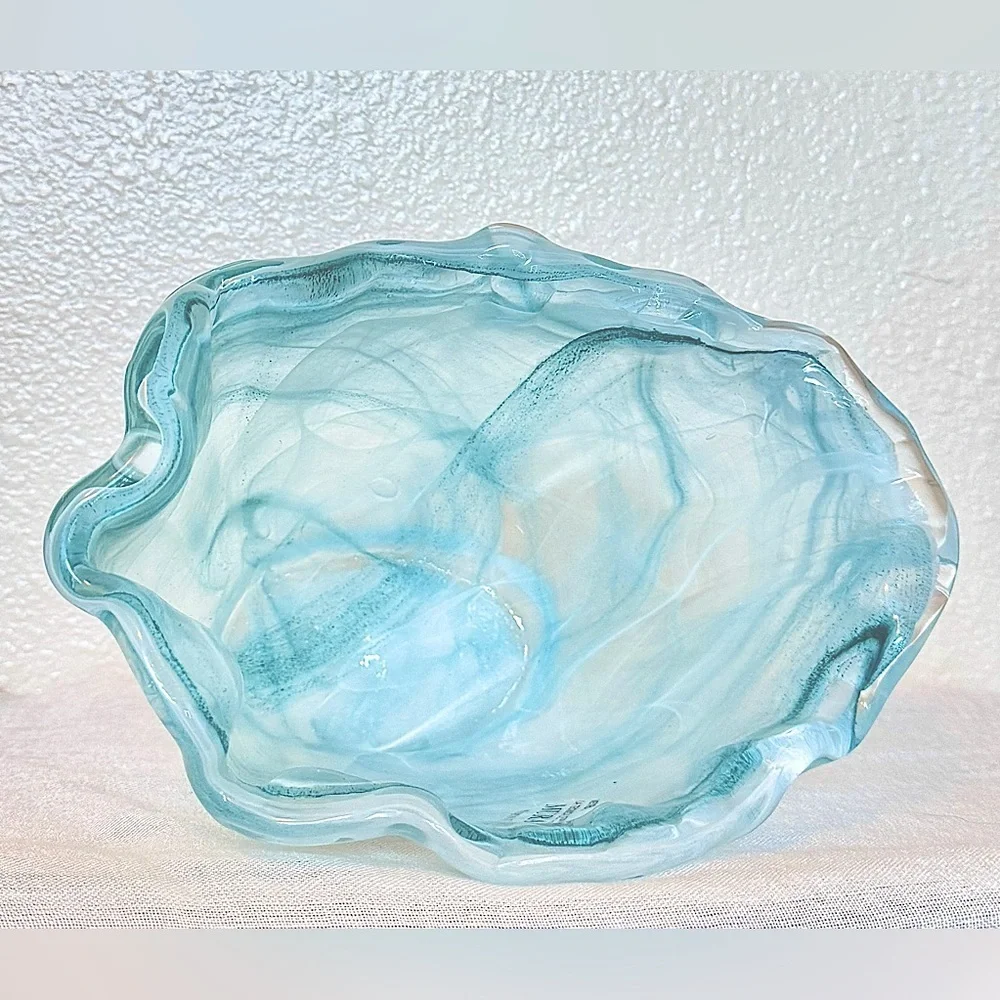 Abstract Murano Art Glass Bowl / Vase